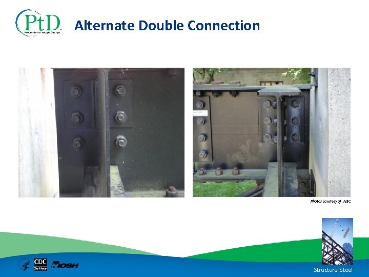 Alternate Double Connection Photos courtesy of AISC Structural Steel 