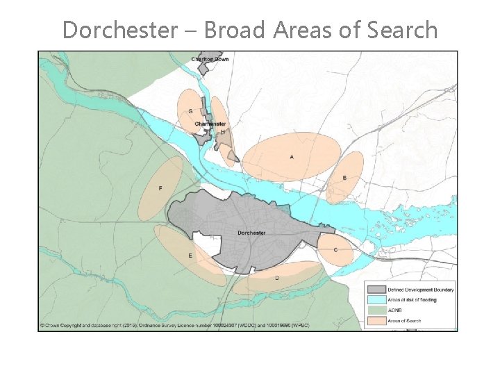 Dorchester – Broad Areas of Search 