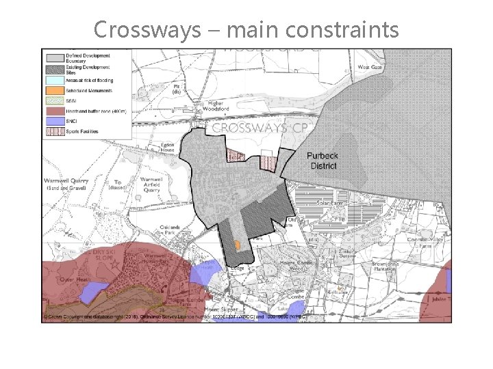 Crossways – main constraints 