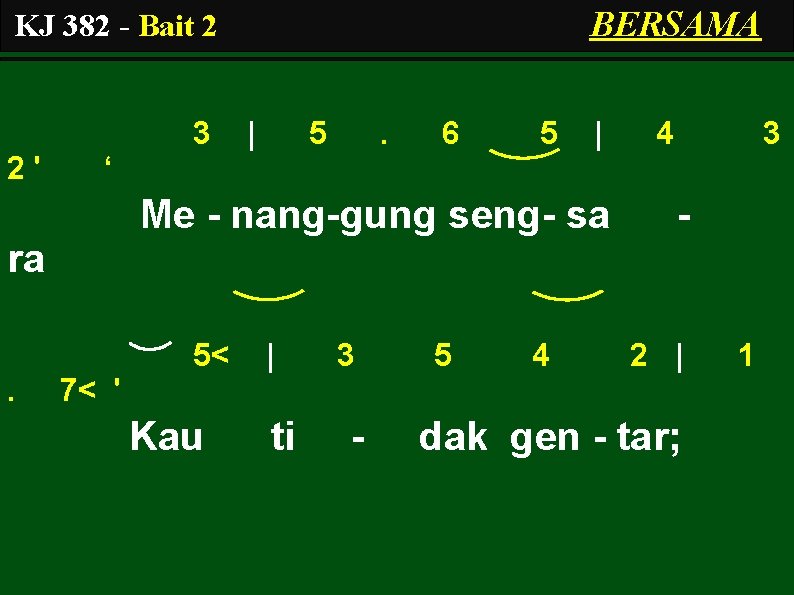 BERSAMA KJ 382 - Bait 2 3 2' | 5 . 6 5 |