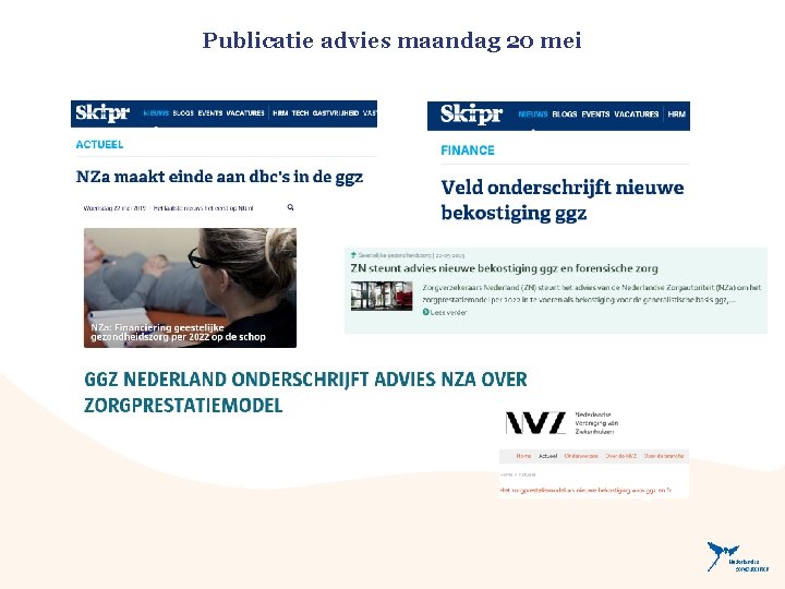 Publicatie advies maandag 20 mei 