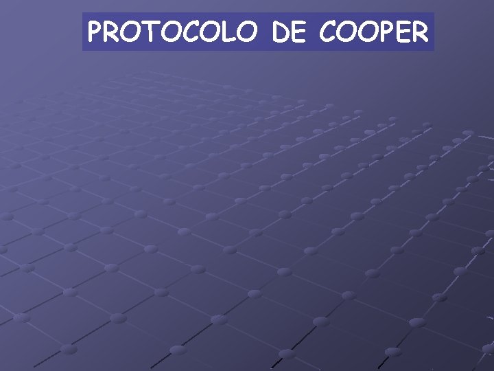 PROTOCOLO DE COOPER 