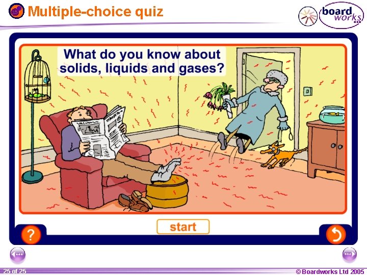 Multiple-choice quiz 1 25 ofof 20 25 © Boardworks Ltd 2005 2004 