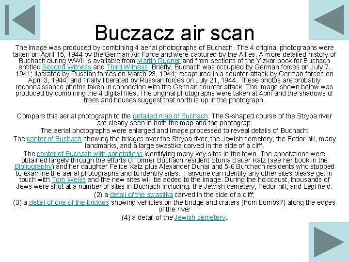 Buczacz air scan The image was produced by combining 4 aerial photographs of Buchach.