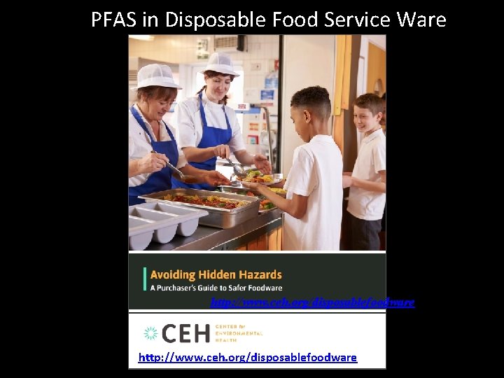 PFAS in Disposable Food Service Ware http: //www. ceh. org/disposablefoodware 