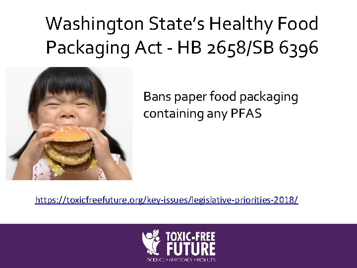 Washington State’s Healthy Food Packaging Act - HB 2658/SB 6396 Bans paper food packaging