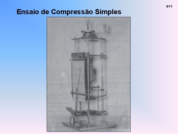 Ensaio de Compressão Simples 8/11 