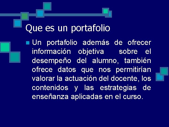Que es un portafolio n Un portafolio además de ofrecer información objetiva sobre el Que es un portafolio n Un portafolio además de ofrecer información objetiva sobre el