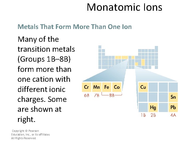 Monatomic Ions Metals That Form More Than One Ion Many of the transition metals