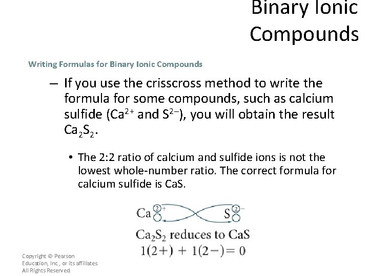 Binary Ionic Compounds Writing Formulas for Binary Ionic Compounds – If you use the