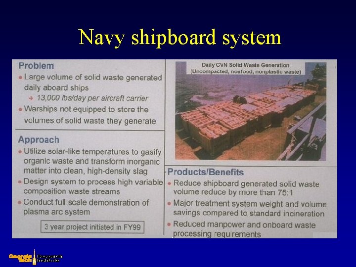 Navy shipboard system 