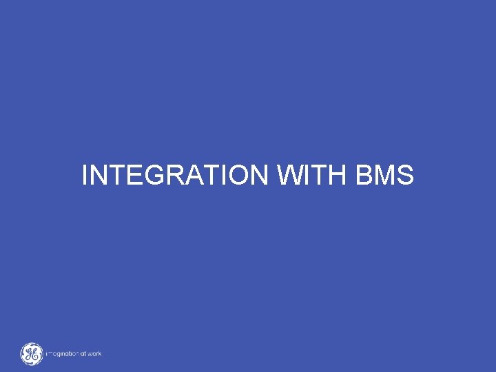 INTEGRATION WITH BMS 41 SG-CE Series 160 -300 k. VA S 1 Sales presentation INTEGRATION WITH BMS 41 SG-CE Series 160 -300 k. VA S 1 Sales presentation