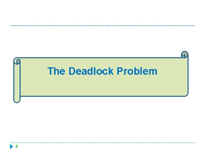 The Deadlock Problem 5 