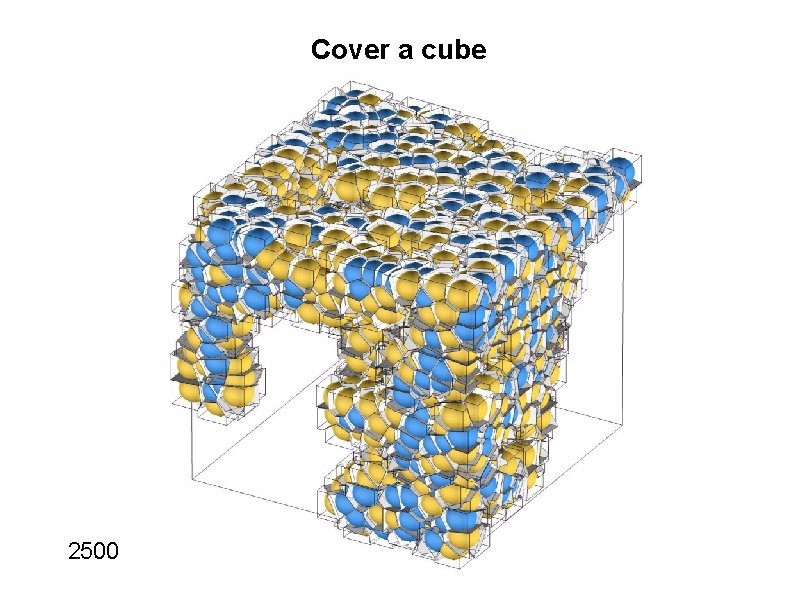 Cover a cube 2500 