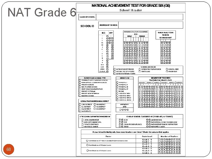 NAT Grade 6 68 