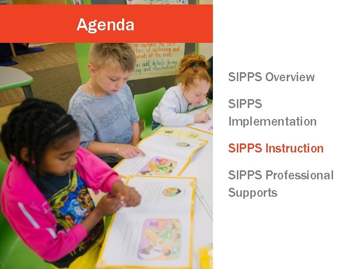 Agenda SIPPS Overview SIPPS Implementation SIPPS Instruction SIPPS Professional Supports 