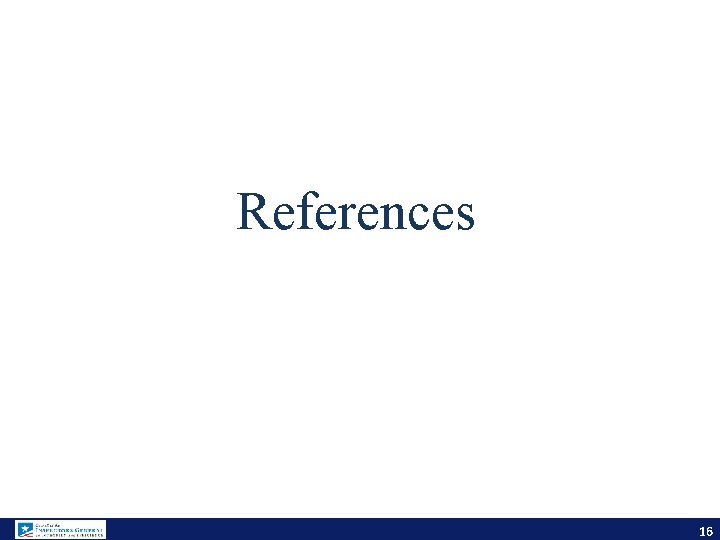 References 16 