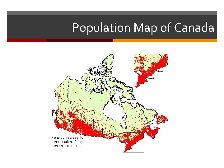 Population Map of Canada 