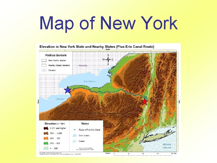 Map of New York 