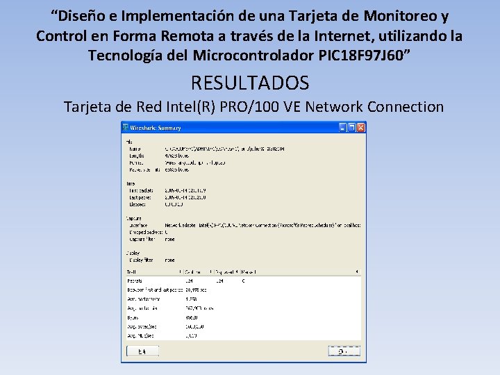 “Diseño e Implementación de una Tarjeta de Monitoreo y Control en Forma Remota a