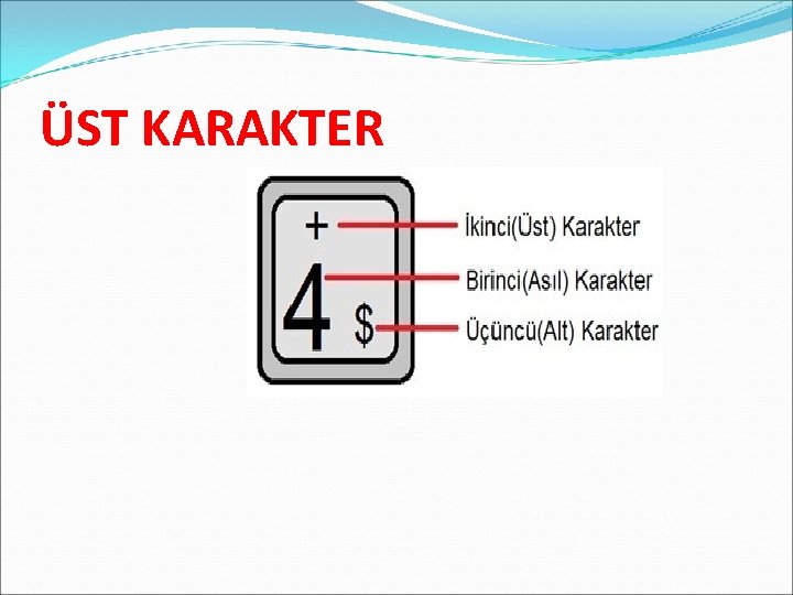 ÜST KARAKTER 