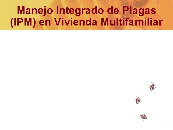 Manejo Integrado de Plagas (IPM) en Vivienda Multifamiliar 1 