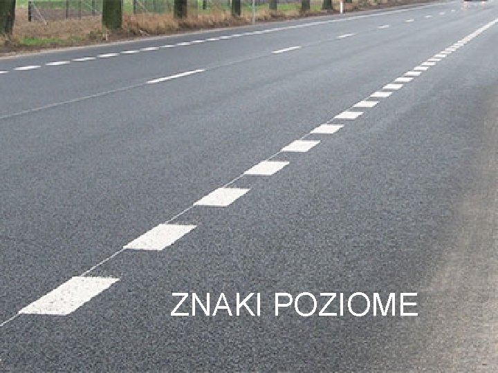 ZNAKI POZIOME 