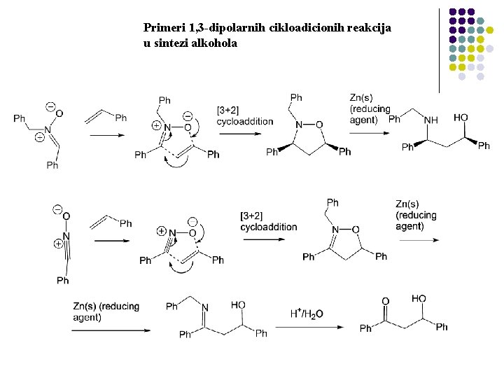 Primeri 1, 3 -dipolarnih cikloadicionih reakcija u sintezi alkohola 