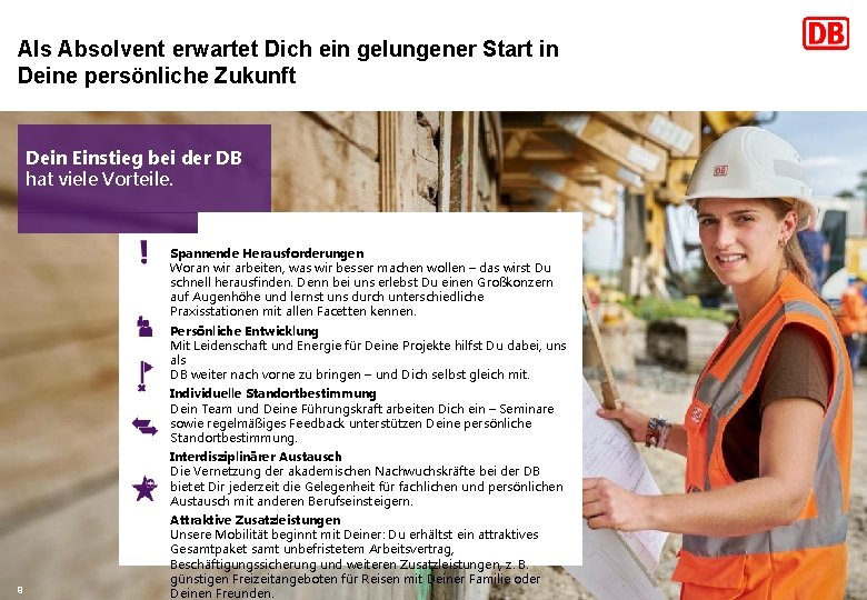 Als Absolvent erwartet Dich ein gelungener Start in Deine persönliche Zukunft Dein Einstieg bei