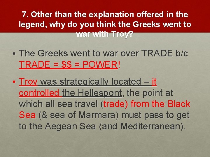 7. Other than the explanation offered in the legend, why do you think the