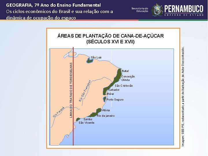 GEOGRAFIA, 7º Ano do Ensino Fundamental Os ciclos econômicos do Brasil e sua relação