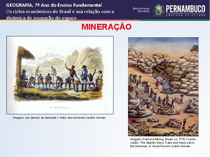 GEOGRAFIA, 7º Ano do Ensino Fundamental Os ciclos econômicos do Brasil e sua relação