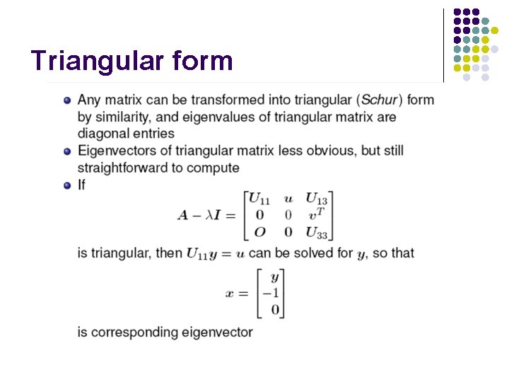 Triangular form 