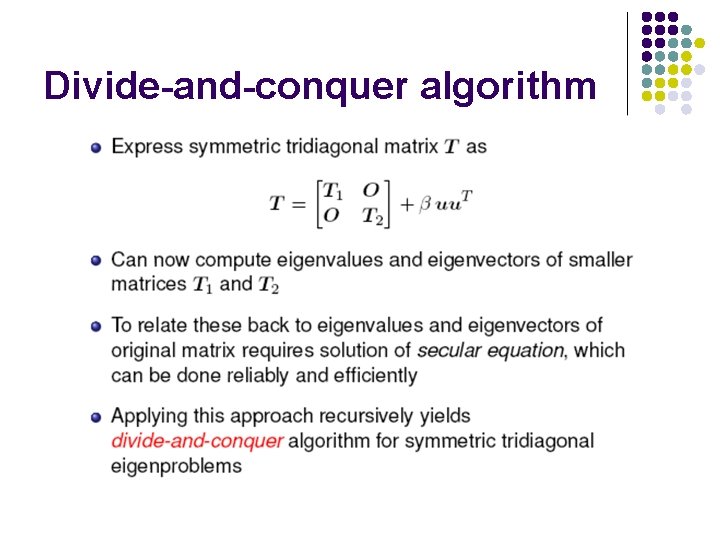 Divide-and-conquer algorithm 