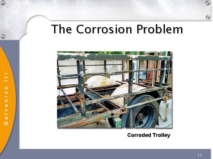 The Corrosion Problem Corroded Trolley 11 The Corrosion Problem Corroded Trolley 11