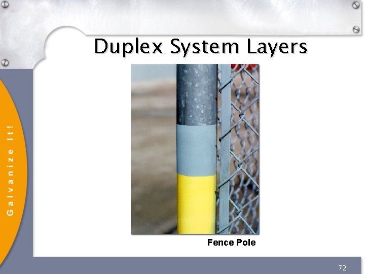 Duplex System Layers Fence Pole 72 Duplex System Layers Fence Pole 72
