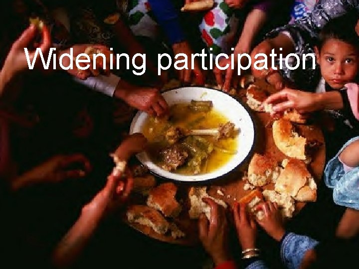 Widening participation 