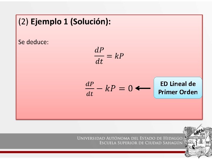  ED Lineal de Primer Orden 