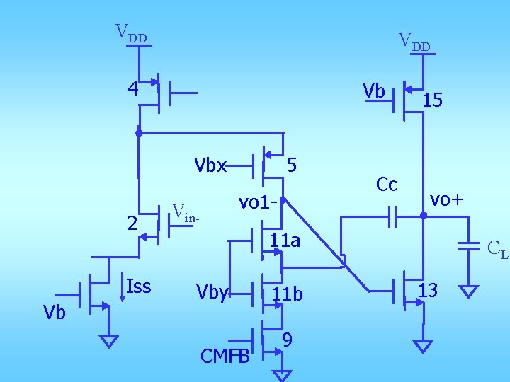 VDD 4 Vb Vbx 2 Iss Vb 5 vo 1 - Vin- Cc 15