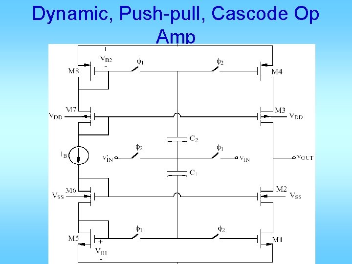 Dynamic, Push-pull, Cascode Op Amp 