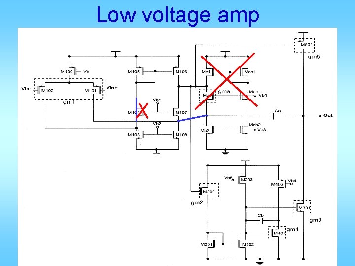 Low voltage amp 
