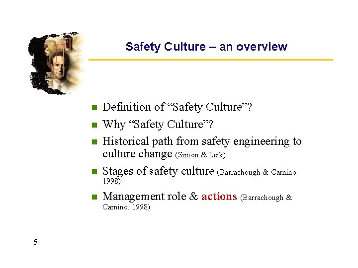 Safety Culture – an overview n n Definition of “Safety Culture”? Why “Safety Culture”? Safety Culture – an overview n n Definition of “Safety Culture”? Why “Safety Culture”?
