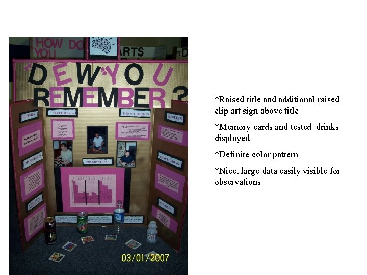*Raised title and additional raised clip art sign above title *Memory cards and tested *Raised title and additional raised clip art sign above title *Memory cards and tested