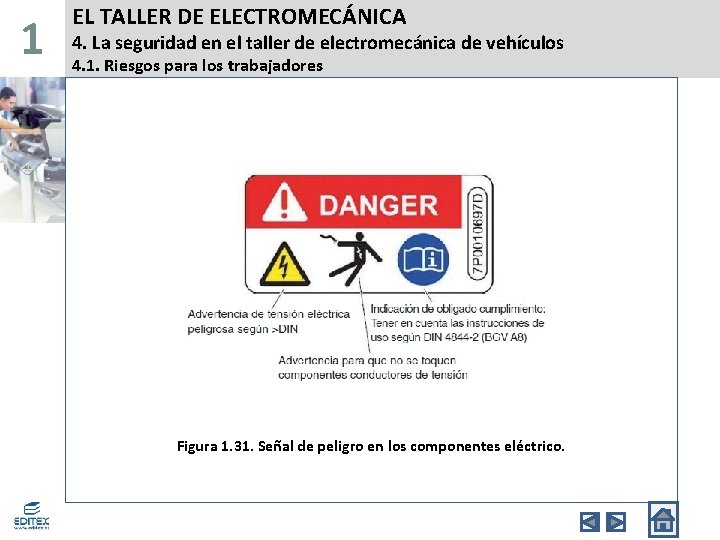 1 EL TALLER DE ELECTROMECNICA 1 La electricidad