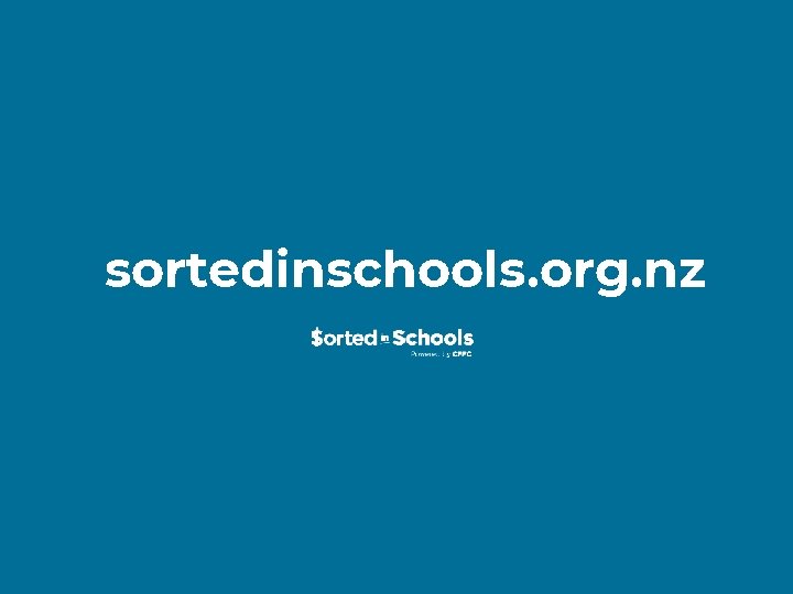sortedinschools. org. nz 