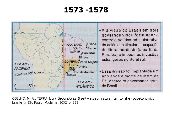 1573 -1578 COELHO, M. A. ; TERRA, Lígia Geografia do Brasil – espaço natural,