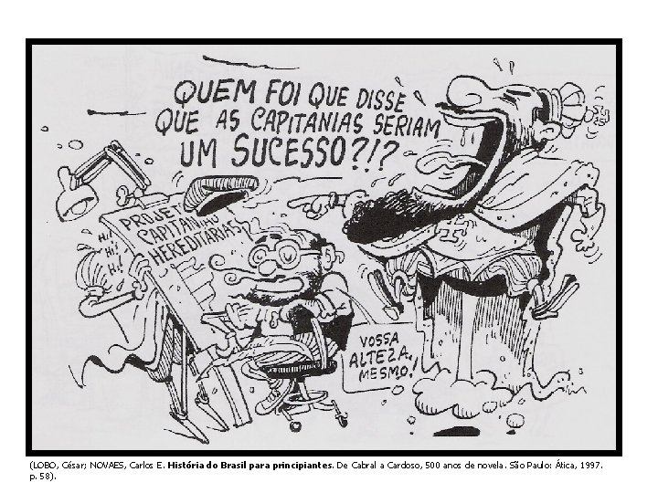 (LOBO, César; NOVAES, Carlos E. História do Brasil para principiantes. De Cabral a Cardoso,