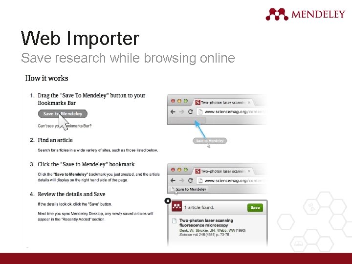 Web Importer Save research while browsing online 