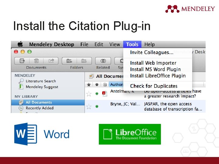 Install the Citation Plug-in 