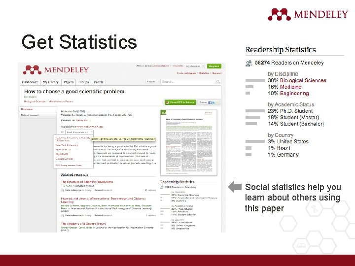 Get Statistics Social statistics help you learn about others using this paper 